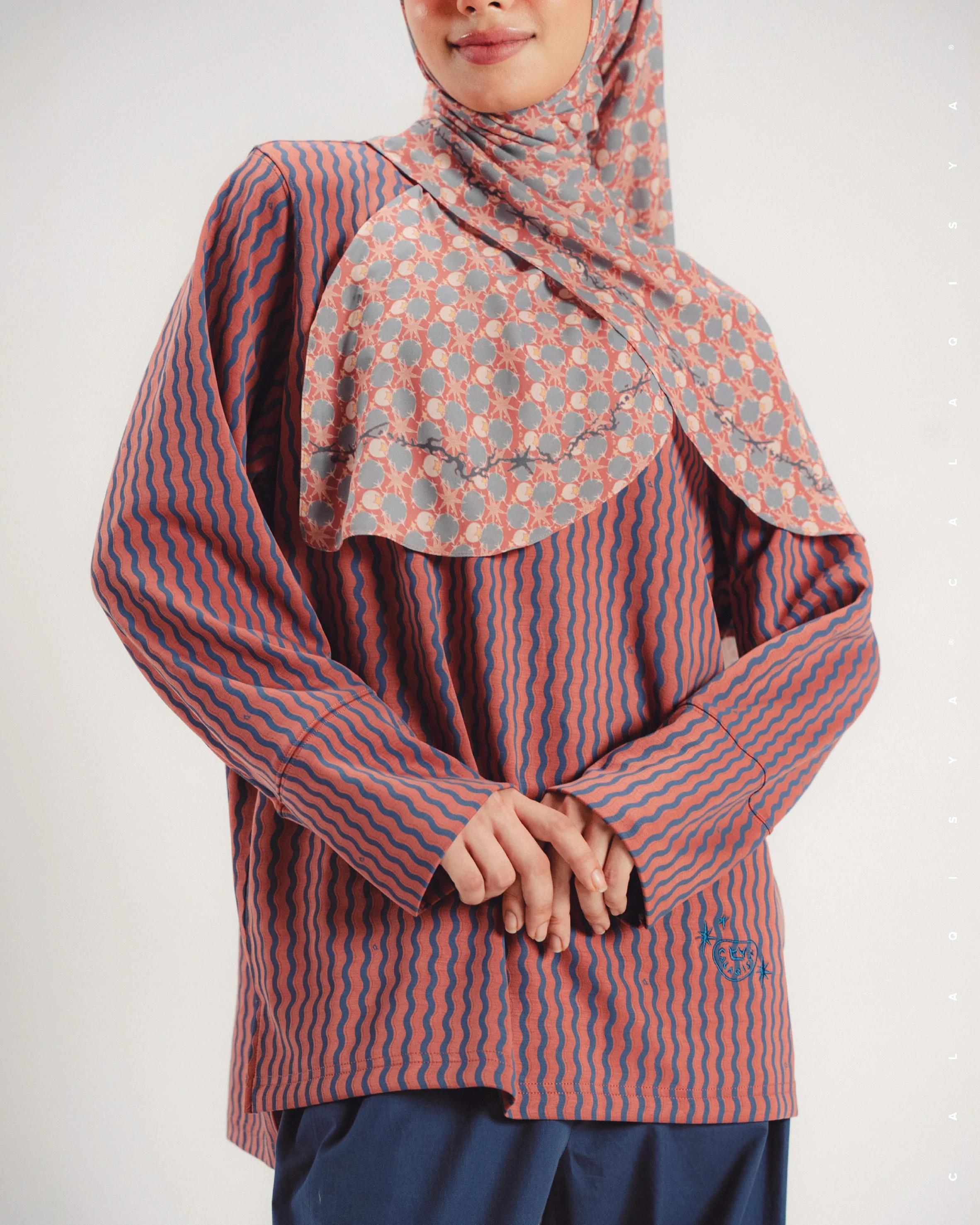 MAISON LUMIERE RUSH TOP (PRINTED)